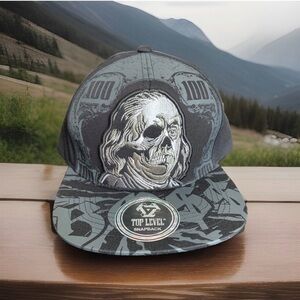 Benjamin Top Level Gray Skull Cap NWT